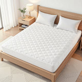 Darrahopens Home & Garden > Bedding > Mattress Protectors Giselle Waterproof Mattress Protector 100% Cotton Quilted Fitted Cover Double