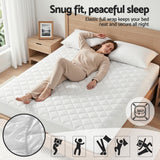 Darrahopens Home & Garden > Bedding > Mattress Protectors Giselle Waterproof Mattress Protector 100% Cotton Quilted Fitted Cover King