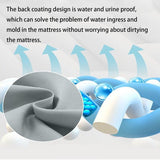 Darrahopens Home & Garden > Bedding > Mattress Protectors Mattress Protector - Mattress Cover - Elastic Band - Washable - Elastic Mattress Protector - for Small Double Beds (White - 200x200cm)