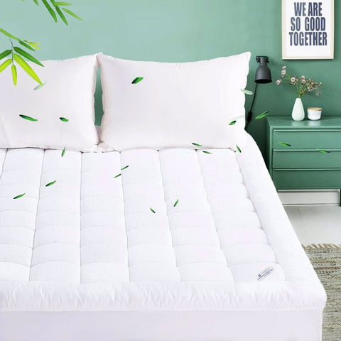 Darrahopens Home & Garden > Bedding > Mattress Protectors Shangri La 1000GSM Five Star Cooling Bamboo Mattress Topper Single