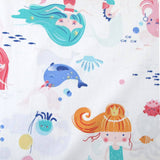 Darrahopens Home & Garden > Bedding Mermaids & Mates Baby 100% Cotton Printed Sheet Set Cot Size