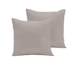 Darrahopens Home & Garden > Bedding Pair of  280TC Polyester Cotton European Pillowcases Latte