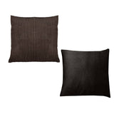 Darrahopens Home & Garden > Bedding Pair of Calico Cordury Cushions Chocolate