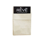 Darrahopens Home & Garden > Bedding Pair of Reve 100% Cotton Standard Pillowcases 48 x 74 cm Solid Cream