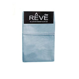 Darrahopens Home & Garden > Bedding Pair of Reve 100% Cotton Standard Pillowcases 48 x 74 cm Solid Stone Blue
