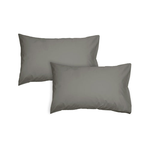 Darrahopens Home & Garden > Bedding > Pillowcases Algodon Pair of 300TC Cotton Standard Pillowcases Charcoal