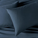 Darrahopens Home & Garden > Bedding > Pillowcases Gioia Casa Vintage Washed 100% Cotton Standard Pillowcase - Luxurious Standard Pillow Cover - Dark Indigo - 2 Pcs