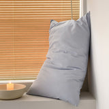 Darrahopens Home & Garden > Bedding > Pillowcases Light Blue 100% Cotton Pillowcase Set - Envelope Closure(without pillow core)