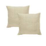 Darrahopens Home & Garden > Bedding > Pillowcases Pair of Pure Linen European Pillowcases Cream