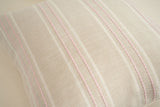 Darrahopens Home & Garden > Bedding > Pillowcases Textured Vertical Striped Pillowcases - Scandinavian Home Decor Accents (Pink Stripes Pair - 45x45cm)
