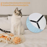 Darrahopens Home & Garden > Bedding > Pillows 6-Way Bed Sheet Holder Straps, Heavy Duty Clips for Round/Square Mattresses