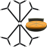 Darrahopens Home & Garden > Bedding > Pillows 6-Way Bed Sheet Holder Straps, Heavy Duty Clips for Round/Square Mattresses