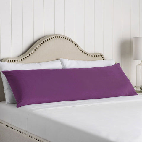 Darrahopens Home & Garden > Bedding > Pillows Artex 100% Cotton Body Pillowcase Purple