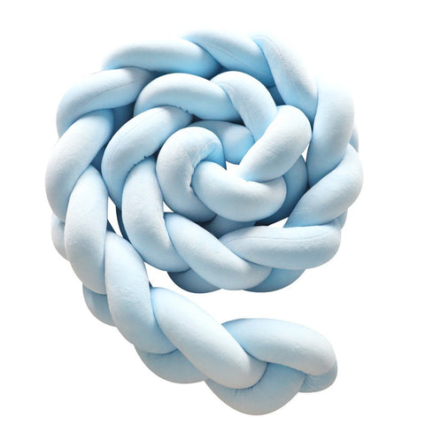 Darrahopens Home & Garden > Bedding > Pillows Blue 2M Nordic 3-Strand Hand-Braided Knot Long Pillow - Soft Plush Sofa Cushion, Room Decor for Bedroom & Living Room
