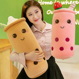 Darrahopens Home & Garden > Bedding > Pillows Bubble Tea Plush Pillow Soft Plush Toy Skin-Friendly Pillow Multiple Sizes Cute - Yellow - Size 16in In Australia - Darrahopens