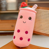 Darrahopens Home & Garden > Bedding > Pillows Bubble Tea Plush Pillow Soft Plush Toy Skin-Friendly Pillow Multiple Sizes Cute - Yellow - Size 16in In Australia - Darrahopens