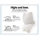 Darrahopens Home & Garden > Bedding > Pillows Butterfly Memory Foam Cervical Pillow, Ergonomic Neck Support Pillow, Navy