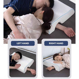 Darrahopens Home & Garden > Bedding > Pillows Couple Arch Pillow, Zero Pressure Pillow Slow Rebound No Pressure Hand, Pillow, Couple Sleep Double Memory Pillow-LEFT