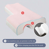 Darrahopens Home & Garden > Bedding > Pillows Couple Arch Pillow, Zero Pressure Pillow Slow Rebound No Pressure Hand, Pillow, Couple Sleep Double Memory Pillow-LEFT