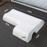 Darrahopens Home & Garden > Bedding > Pillows Couple Arch Pillow, Zero Pressure Pillow Slow Rebound No Pressure Hand, Pillow, Couple Sleep Double Memory Pillow-LEFT