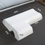 Darrahopens Home & Garden > Bedding > Pillows Couple Arch Pillow, Zero Pressure Pillow Slow Rebound No Pressure Hand, Pillow, Couple Sleep Double Memory Pillow-RIGHT