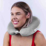 Darrahopens Home & Garden > Bedding > Pillows Deluxe Memory Foam Travel Pillow Grey