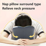 Darrahopens Home & Garden > Bedding > Pillows Ergonomic U-shaped core pillow for napping – Lightweight, dry clean only, synthetic fiber cover – Ideal for office, travel, camping, and home use – Supports stomach, back, or side sleepers. Office nap pillow | Ergonomic design | Pillow, sleeping pillow
