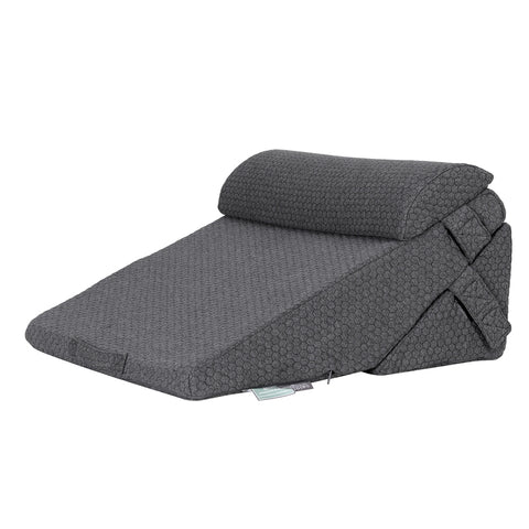 Darrahopens Home & Garden > Bedding > Pillows Giselle Bedding Adjustable Wedge Pillow Grey