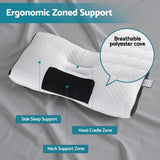 Darrahopens Home & Garden > Bedding > Pillows Giselle Bedding Contour Pillow Ergonomic Neck Pillow 48X73CM