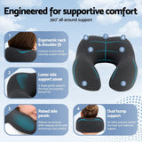 Darrahopens Home & Garden > Bedding > Pillows Giselle Bedding Travel Neck Pillow U-Shape Support Memory Foam Plane Car Cushion