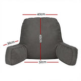 Darrahopens Home & Garden > Bedding > Pillows Giselle Reading Pillow Back Rest Lumbar Support Cushion Grey