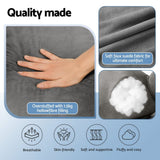 Darrahopens Home & Garden > Bedding > Pillows Giselle Reading Pillow Back Rest Lumbar Support Cushion Grey