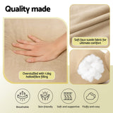 Darrahopens Home & Garden > Bedding > Pillows Giselle Reading Pillow Back Rest Lumbar Support Cushion Oatmeal