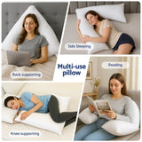 Darrahopens Home & Garden > Bedding > Pillows Giselle V Shape Pillow Boomerang Nursing Body Cushion