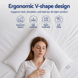 Darrahopens Home & Garden > Bedding > Pillows Giselle V Shape Pillow Boomerang Nursing Body Cushion