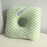 Darrahopens Home & Garden > Bedding > Pillows Green Ear Piercing Pillow - Soft Side Sleeper Cushion with Hollow Center for Pressure Relief, Post-Piercing Care & Comfortable Napping