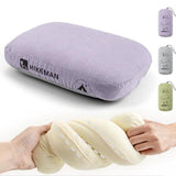 Darrahopens Home & Garden > Bedding > Pillows Grey Reversible Memory Foam Travel Pillow - All-Season Comfort Neck Support for Deep Sleep & Portability