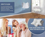 Ice Silk Butterfly-Shaped Memory Foam Pillow | Ergonomic, Orthopedic, Sleep-Aiding, Suitable for Three Sleeping Positions (23.62*15.75*5.12 inch，blue)