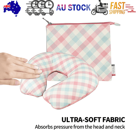 Darrahopens Home & Garden > Bedding > Pillows Inflatable U Shaped Travel Neck Pillow Portable Car Flight Head Rest Cushion