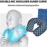 Darrahopens Home & Garden > Bedding > Pillows Inflatable U Shaped Travel Neck Pillow Portable Car Flight Head Rest Cushion