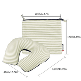Darrahopens Home & Garden > Bedding > Pillows Inflatable U Shaped Travel Neck Pillow Portable Car Flight Head Rest Cushion
