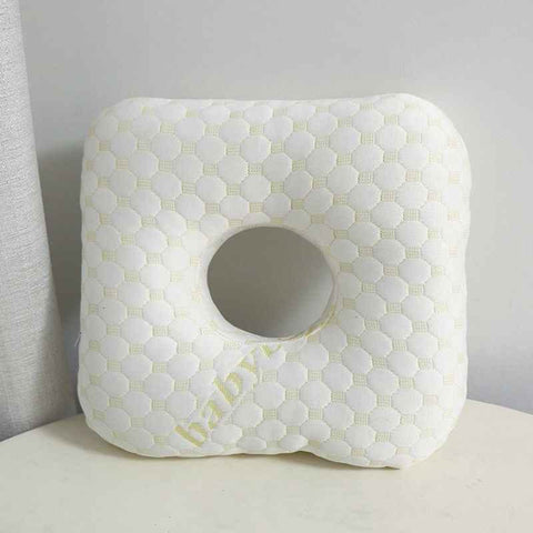 Darrahopens Home & Garden > Bedding > Pillows Light Gold Ear Piercing Pillow - Soft Side Sleeper Cushion with Hollow Center for Pressure Relief, Post-Piercing Care & Comfortable Napping