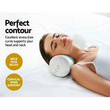 Darrahopens Home & Garden > Bedding > Pillows Memory Foam Neck Roll Pillow with Bamboo Cover, Cervical Support Bolster Cushion