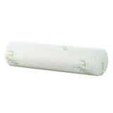 Darrahopens Home & Garden > Bedding > Pillows Memory Foam Neck Roll Pillow with Bamboo Cover, Cervical Support Bolster Cushion