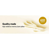 Darrahopens Home & Garden > Bedding > Pillows Memory Foam Neck Roll Pillow with Bamboo Cover, Cervical Support Bolster Cushion