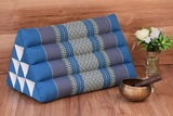 Darrahopens Home & Garden > Bedding > Pillows Mothers day gift Thai Triangle Pillow Backrest Cushion Kapok Filled_Light BLUE or RED