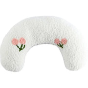 Darrahopens Home & Garden > Bedding > Pillows Pet Fur, Cat and Dog Pillow, Relief for Pet Play, Tear and Bite Resistant, U-Shaped Headrest, White
