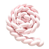 Darrahopens Home & Garden > Bedding > Pillows Pink 2M Nordic 3-Strand Hand-Braided Knot Long Pillow - Soft Plush Sofa Cushion, Room Decor for Bedroom & Living Room