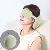 Darrahopens Home & Garden > Bedding > Pillows Pink and Grey 3-in-1 Foldable Sleep Eye Mask with Neck Pillow - Compact Travel Pillow for Airplane, Office Naps and Restful Sleep
