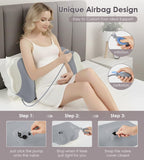 Darrahopens Home & Garden > Bedding > Pillows Pregnancy Pillows for Sleeping, Memory Foam Maternity Pillow Support for Back Belly HIPS, Adjustable Travel Wedge Pillow for Pregnant Women, Side Sleeping Pregnant Pillows with Cooling Pillowcase - Gray - Size 27.5in In Australia - Darrahopens